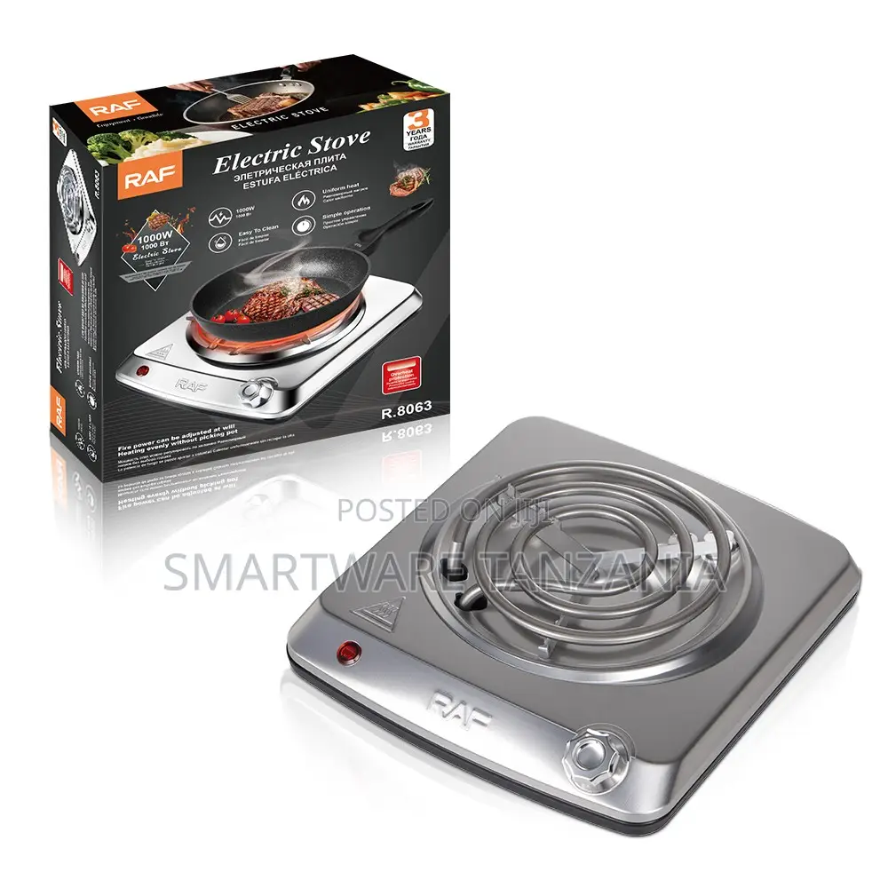Raf Single Burner 1000w R.8063 Electric Hot Plate Portable Cooktop