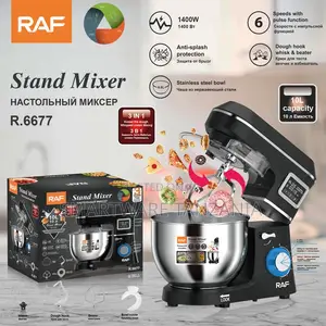 Raf Stand Mixer 1400w R.6677 10l Kitchen Mixer 6 Speed Dough Hook