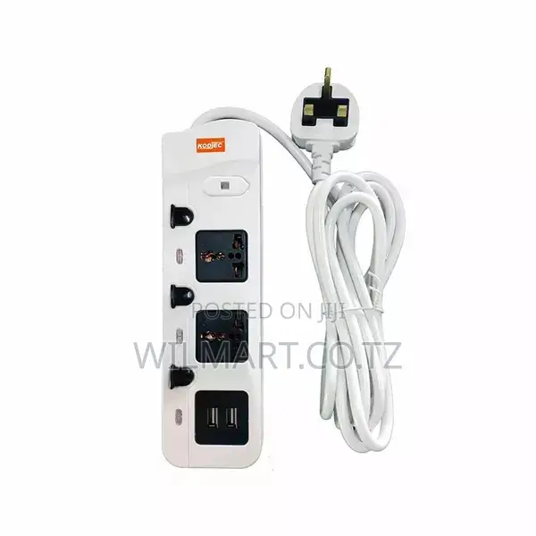 Kodtec Extension 3m 3-Way 2usb Ports Kt-1523et