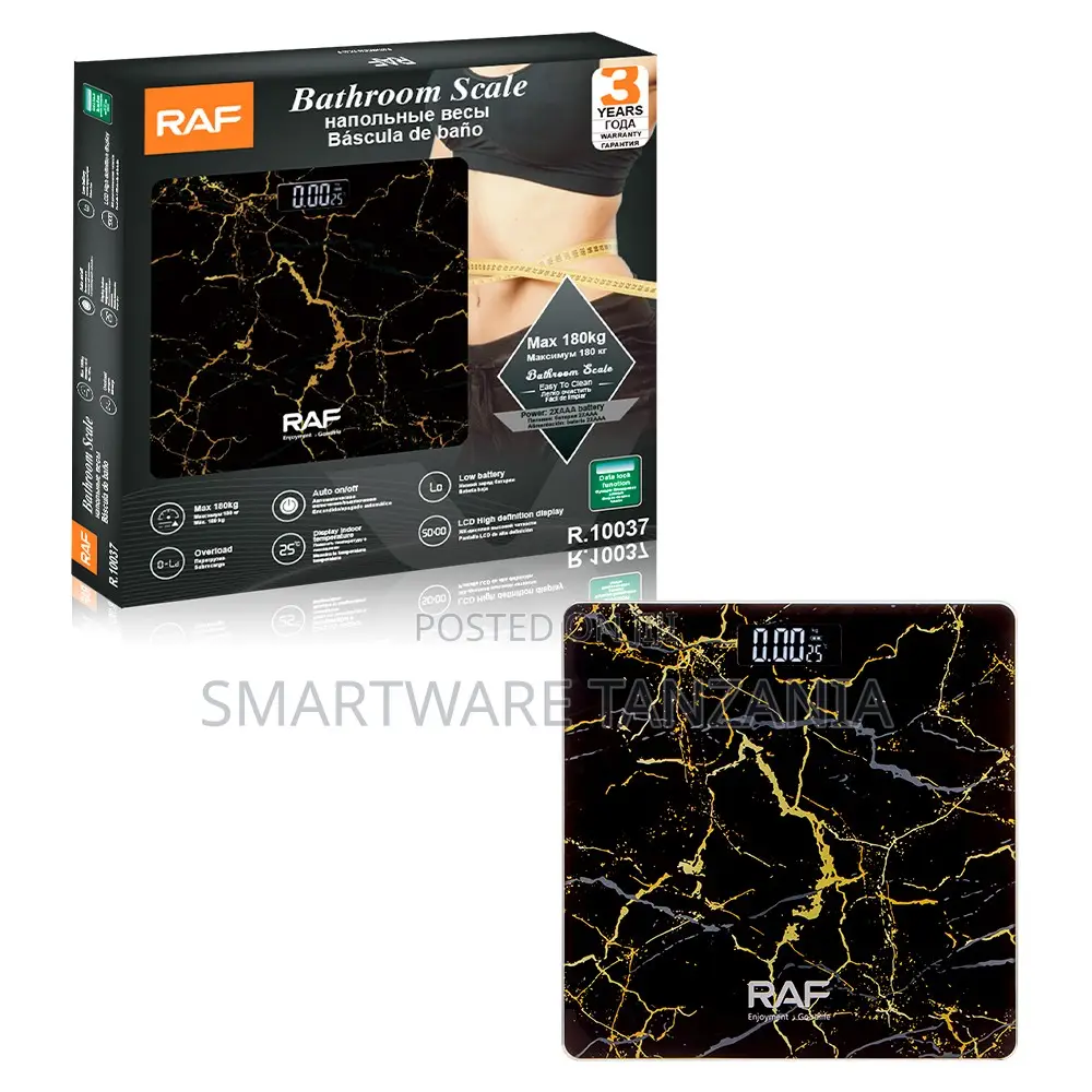 Raf 180kg Digital Bathroom Scale With Auto on Off Led Screen
