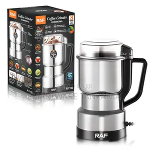Raf Electric Coffee Grinder 300w Stainless Steel Multi Grinding