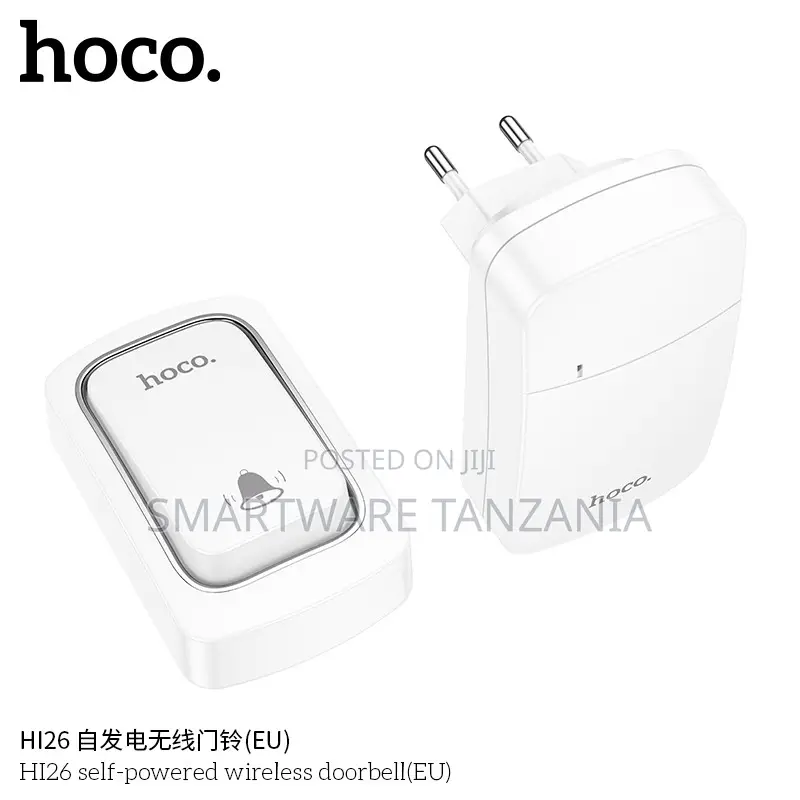 Hoco Hi26 Self Powered Wireless Doorbell No Battery 38 Ringtones