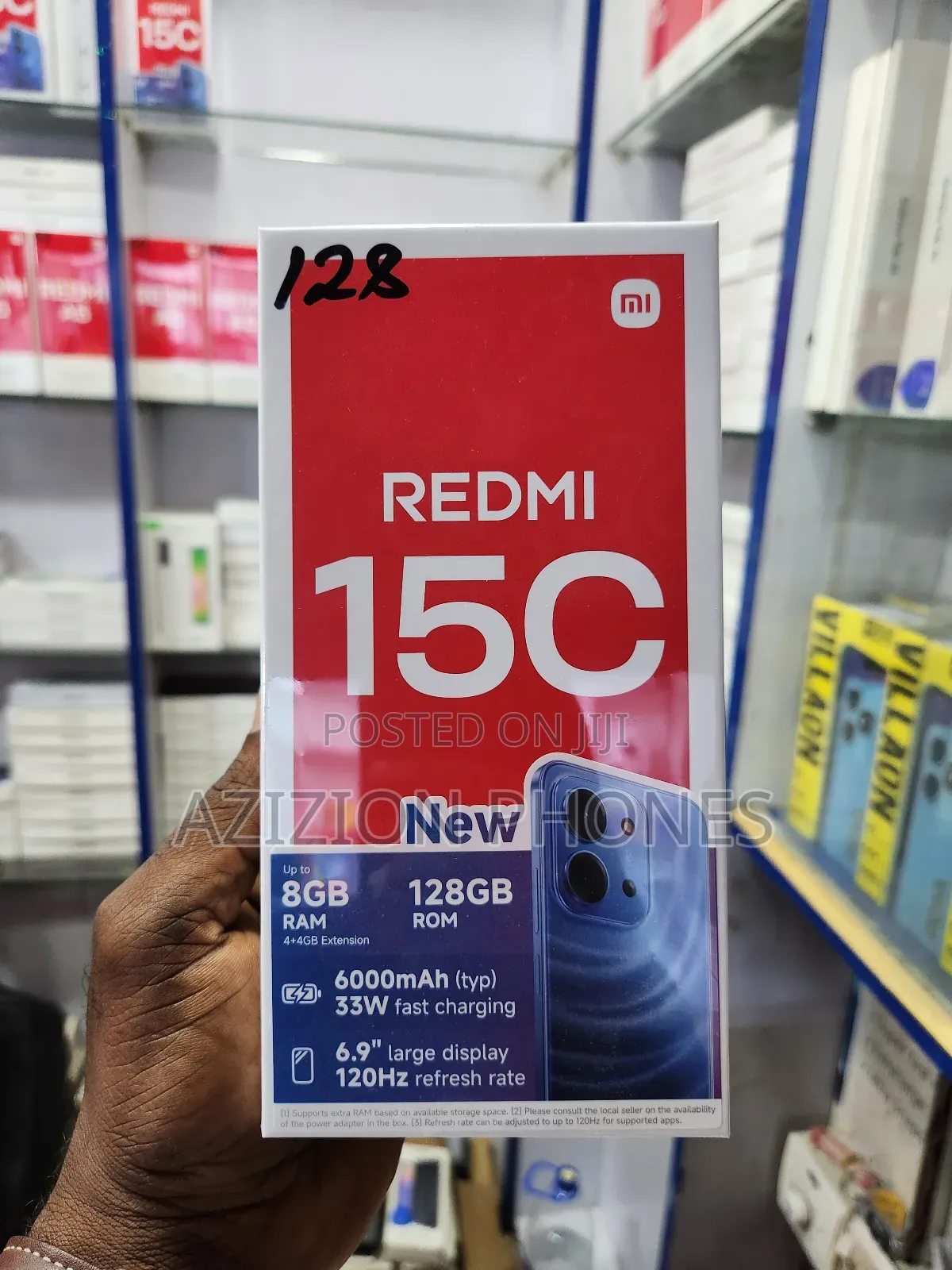 New Xiaomi Redmi 15C 4G 128 GB Black