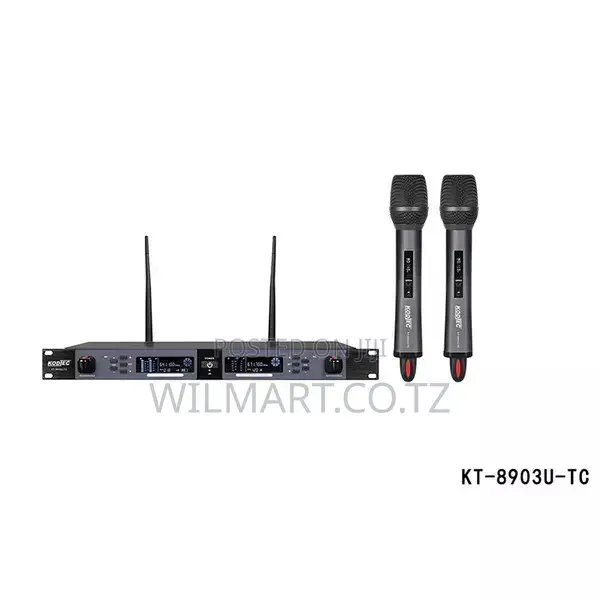 Kodtec Wireless Microphone Rechargeable With Travel Case Kt-8903u-Tc
