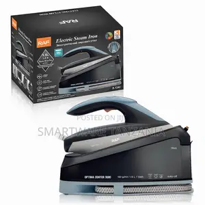 Raf Electric Steam Iron Optima Center 3000 3000w Ceramic Soleplate