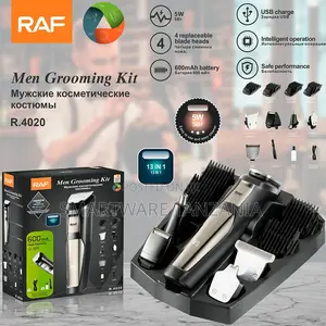 Raf 13-in-1 Men Grooming Kit 5w Usb Rechargeable Trimmer R.4020