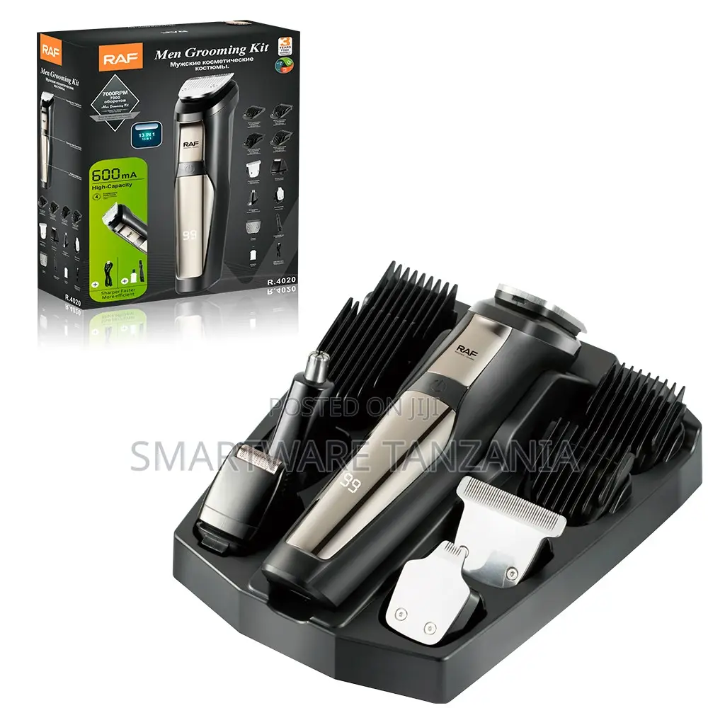 Raf Complete Grooming Set 13-in-1 Rechargeable Trimmer Kit