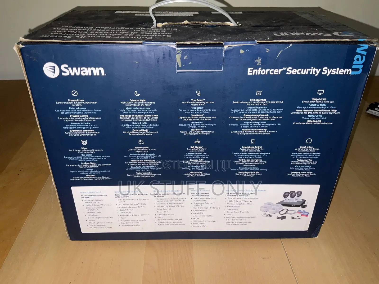 Brand New CCTV Sets - 4 Hd Night Vision Cameras With Sound Recording