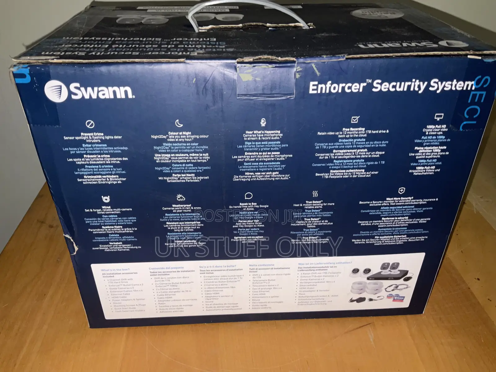Brand New CCTV Sets - 4 Hd Night Vision Cameras With Sound Recording