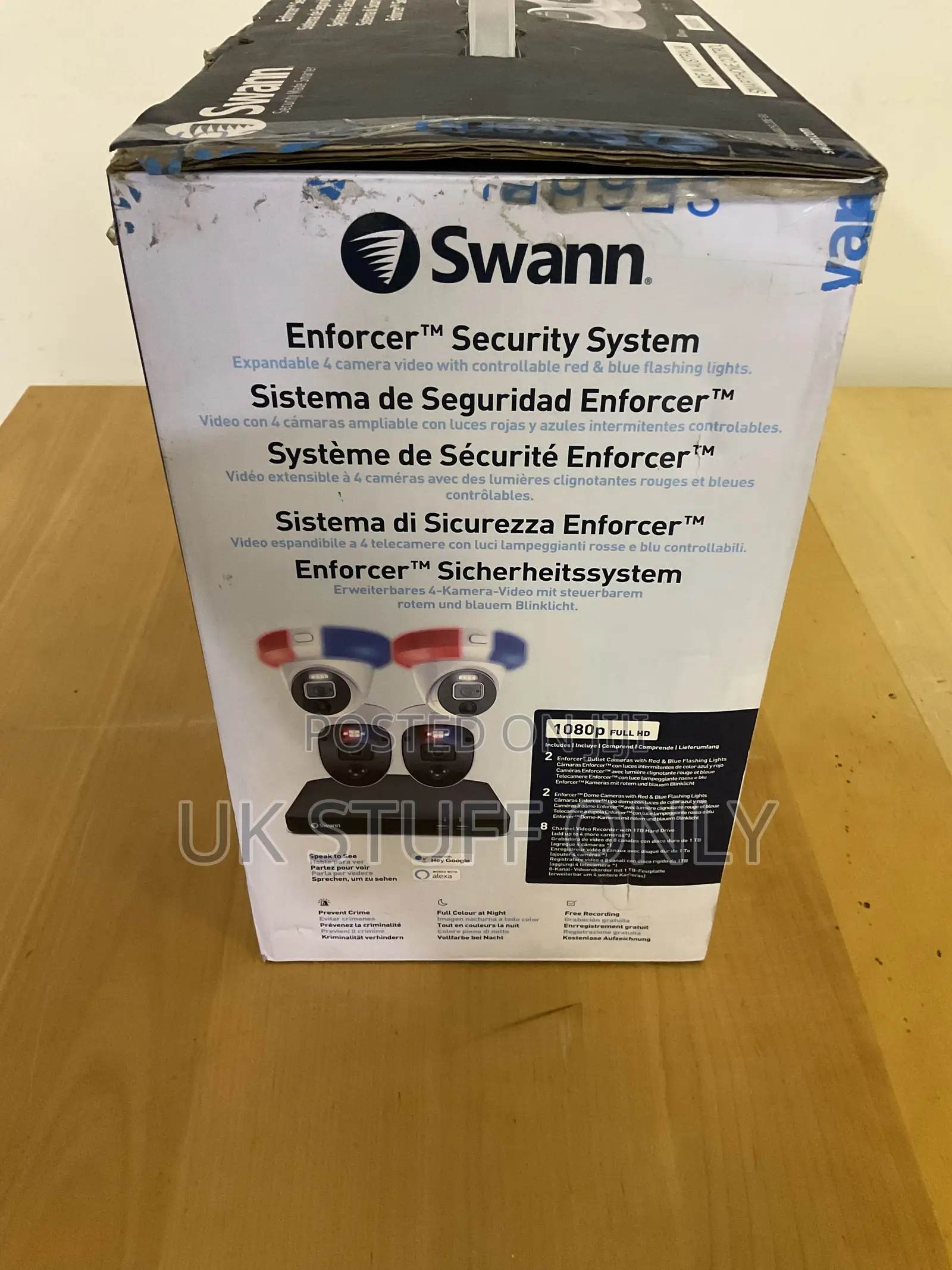 Brand New CCTV Sets - 4 Hd Night Vision Cameras With Sound Recording
