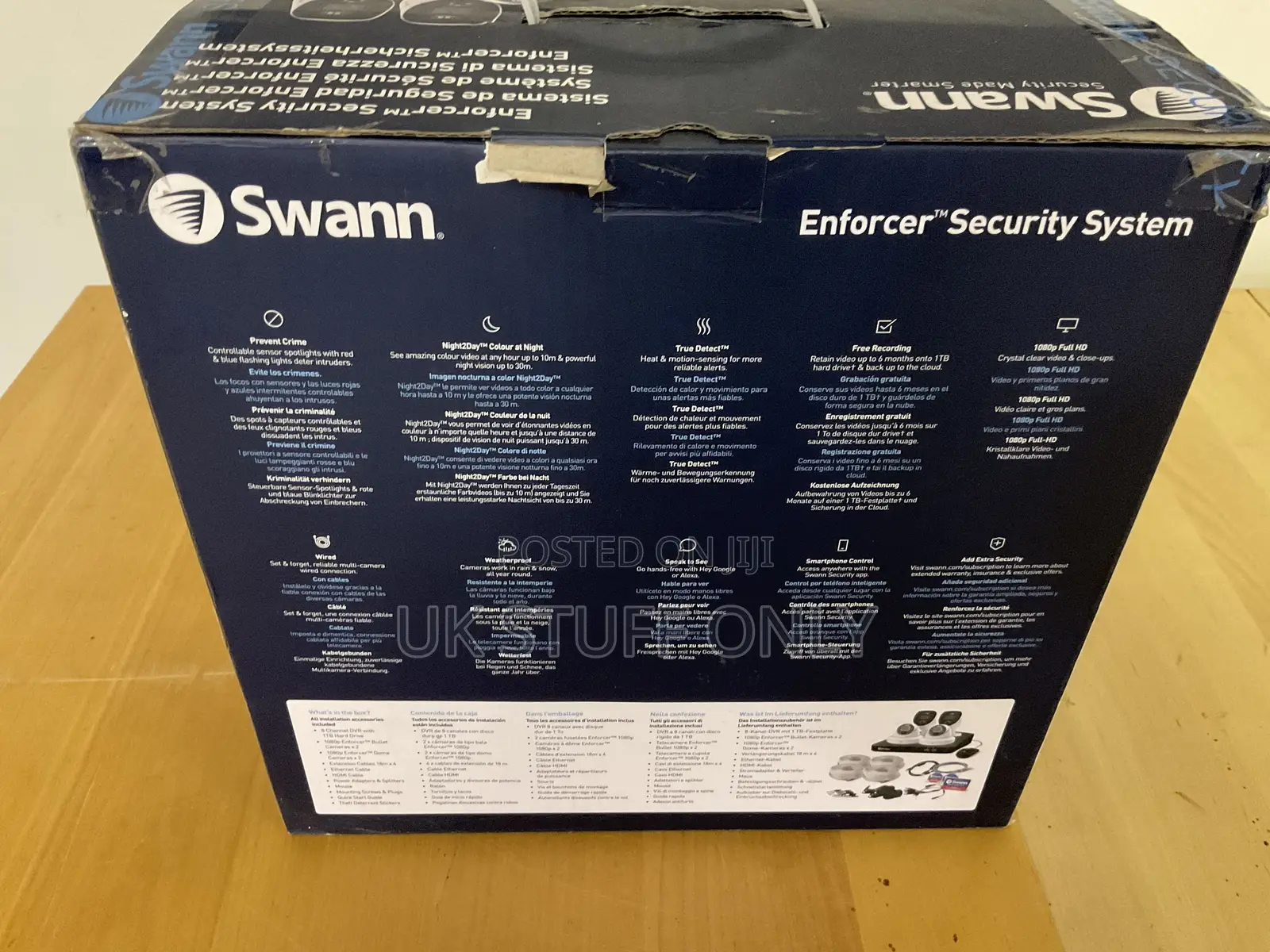 Brand New CCTV Sets - 4 Hd Night Vision Cameras With Sound Recording