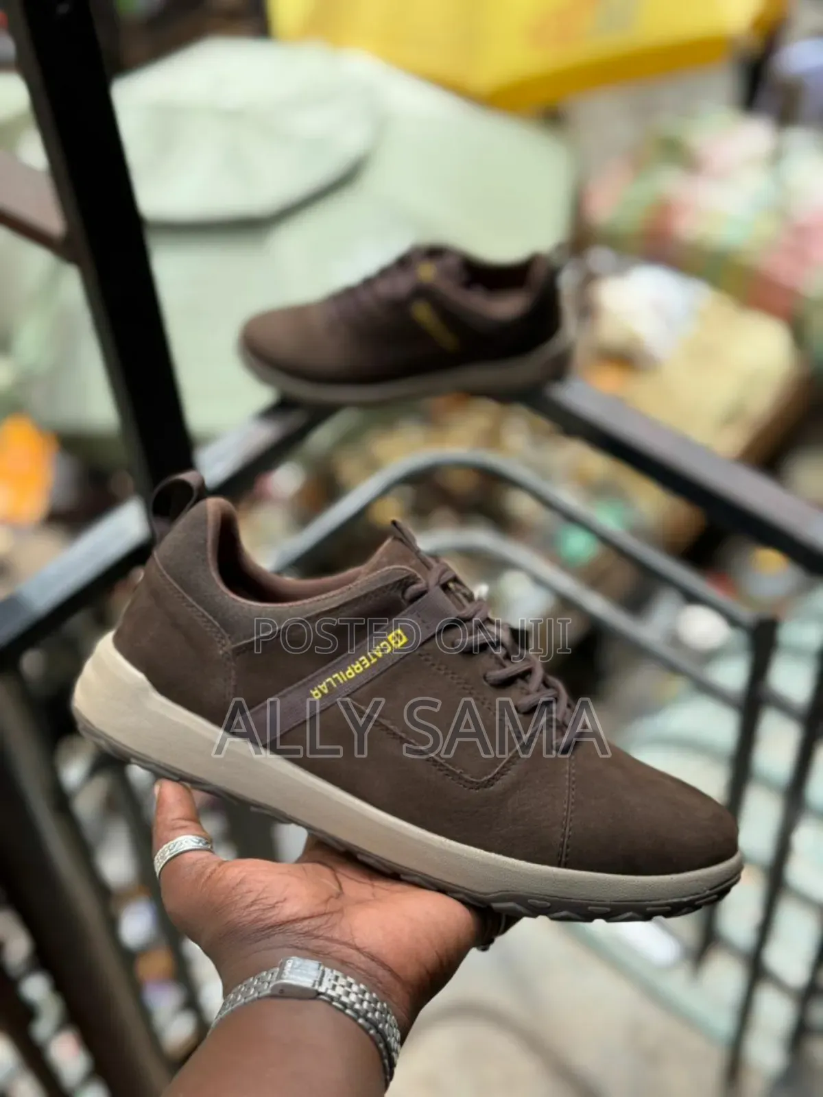 Men's Shoes Caterpillar Material Leather Sole Flat New Design