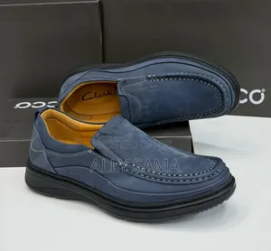 Men's Loafers Clark's Material Leather Sole Rubber