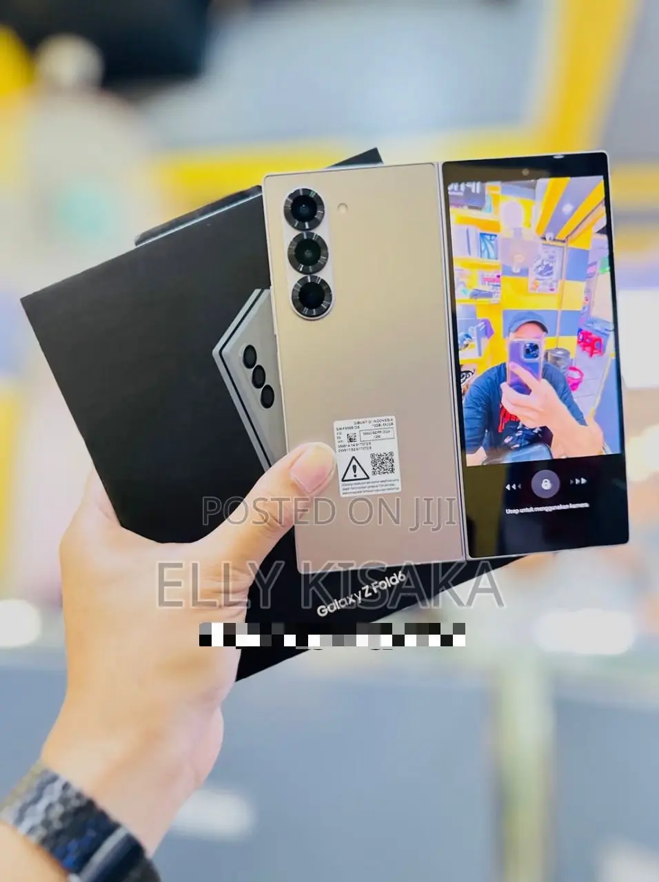 New Samsung Galaxy Z Fold6 256 GB Rose Gold