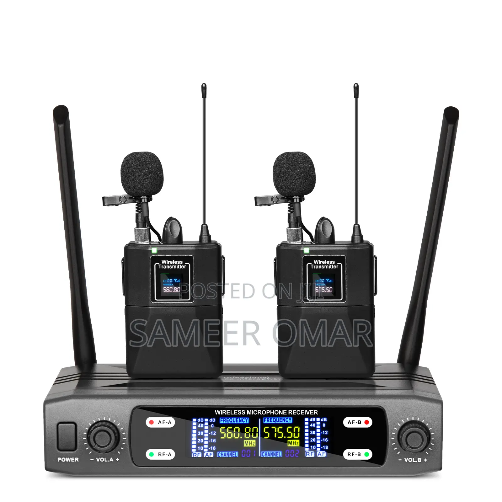 Depusheng X2-Clip VHF Wireless Microphone System