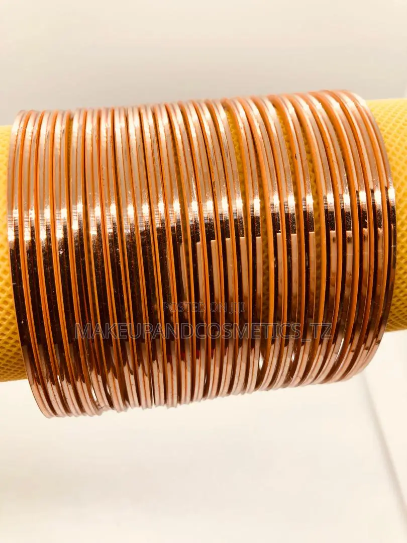 Set of Simple,Shiny, Rose Gold Bangles