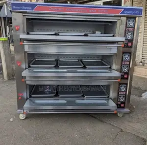 Commercial Baking Oven 3 Deck 9 Trays