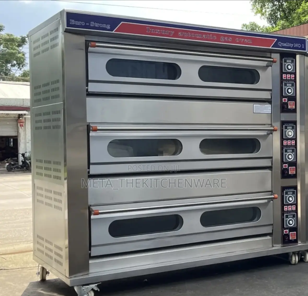 Commercial Baking Oven 3 Deck 9 Trays