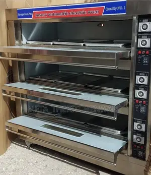 Commercial Baking Oven 3 Deck 9 Trays