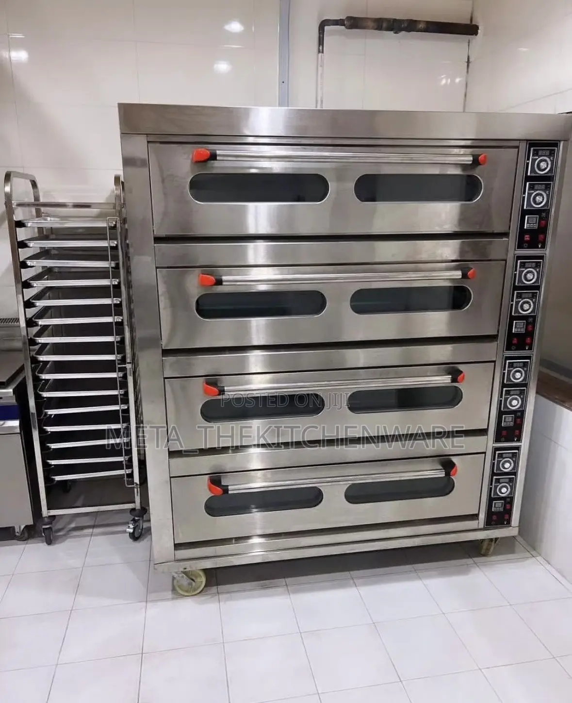 Commercial Baking Oven 4 Deck 12 Trays