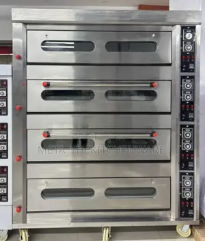Commercial Baking Oven 4 Deck 12 Trays