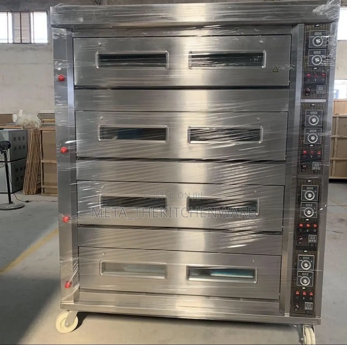 Commercial Baking Oven 4 Deck 12 Trays