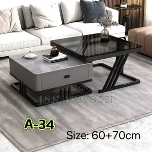 Table 2pc Glass 60*70cm