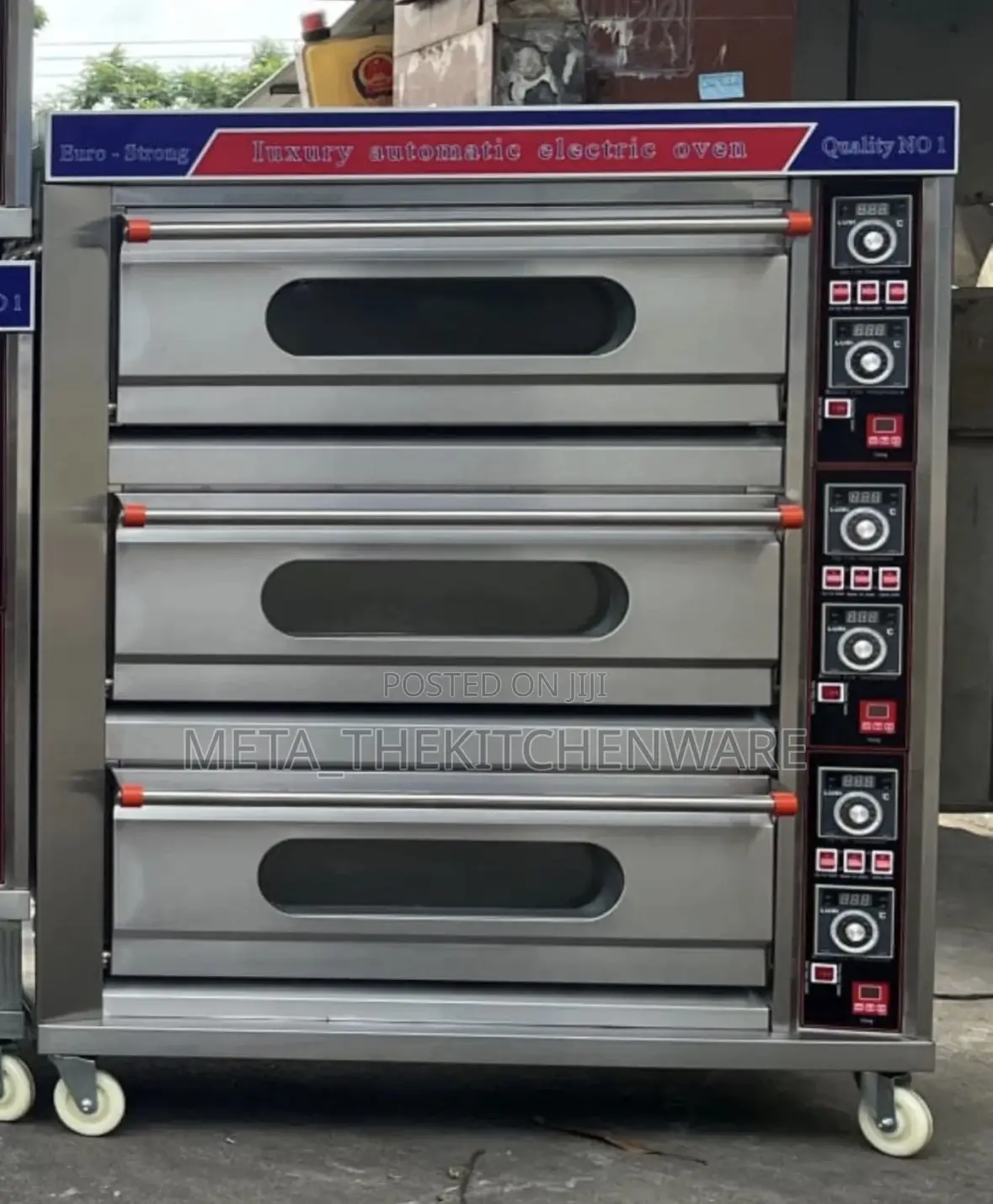 Commercial Electric Baking Oven 3 Deck 6 Trays