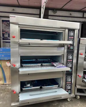 Commercial Electric Baking Oven 3 Deck 6 Trays