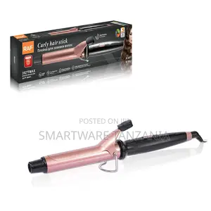 Raf R.0413 Curly Hair Stick - Professional Styling Iron Rose Gold