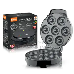 Raf Donut Maker R.520 - 7-piece Non-stick Donut Baker 1000w