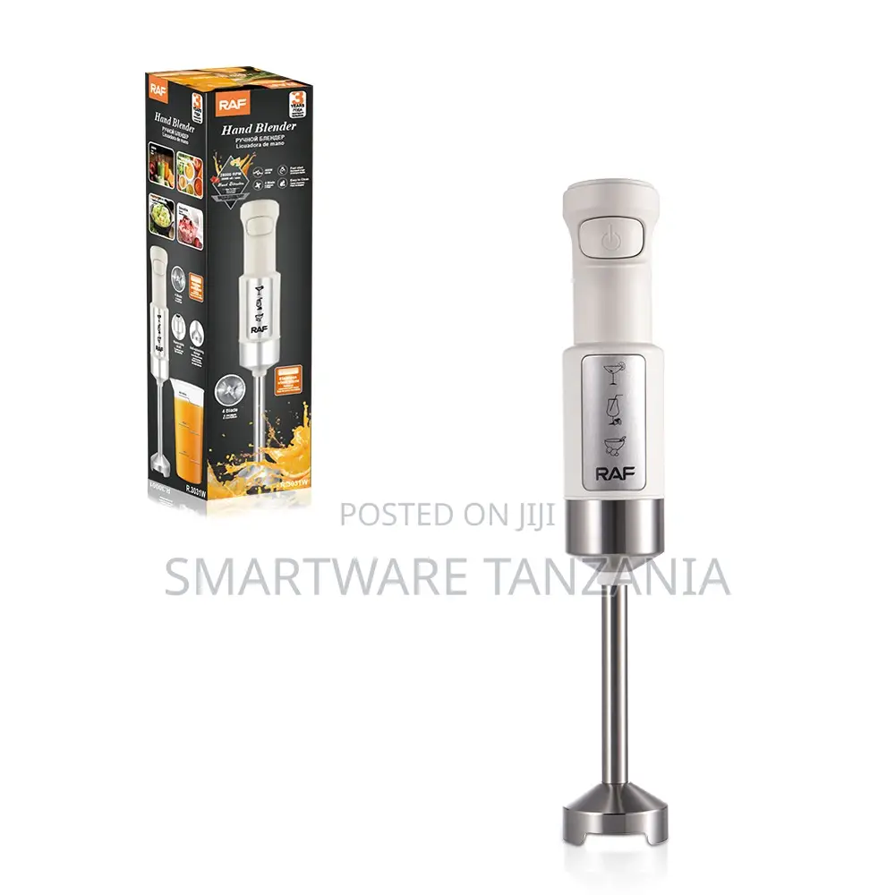 Raf Hand Blender R.3031w White - 400w Immersion Stick Blender