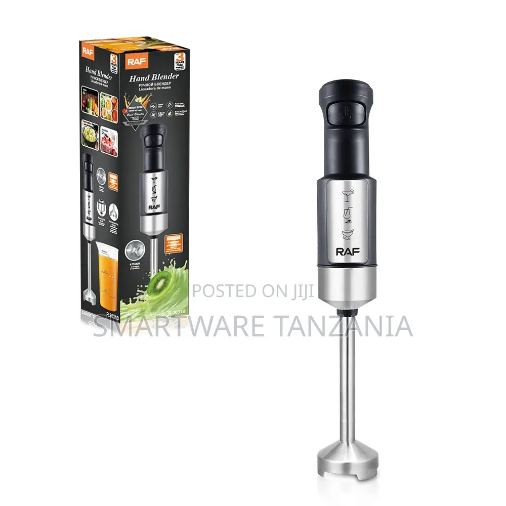 Raf R.3031b Hand Blender 400w Black - Stainless Steel Blender