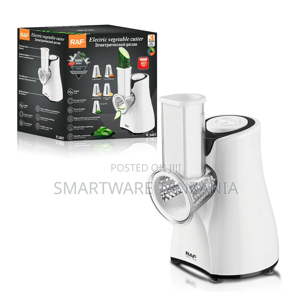 Raf Electric Vegetable Cutter R.3401 - Multifunctional Slicer