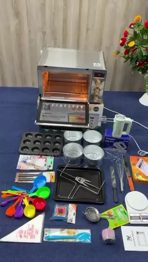Electric Oven 40l With Cake Set 18pc