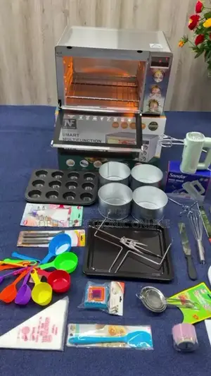 Electric Oven 40l With Cake Set 18pc
