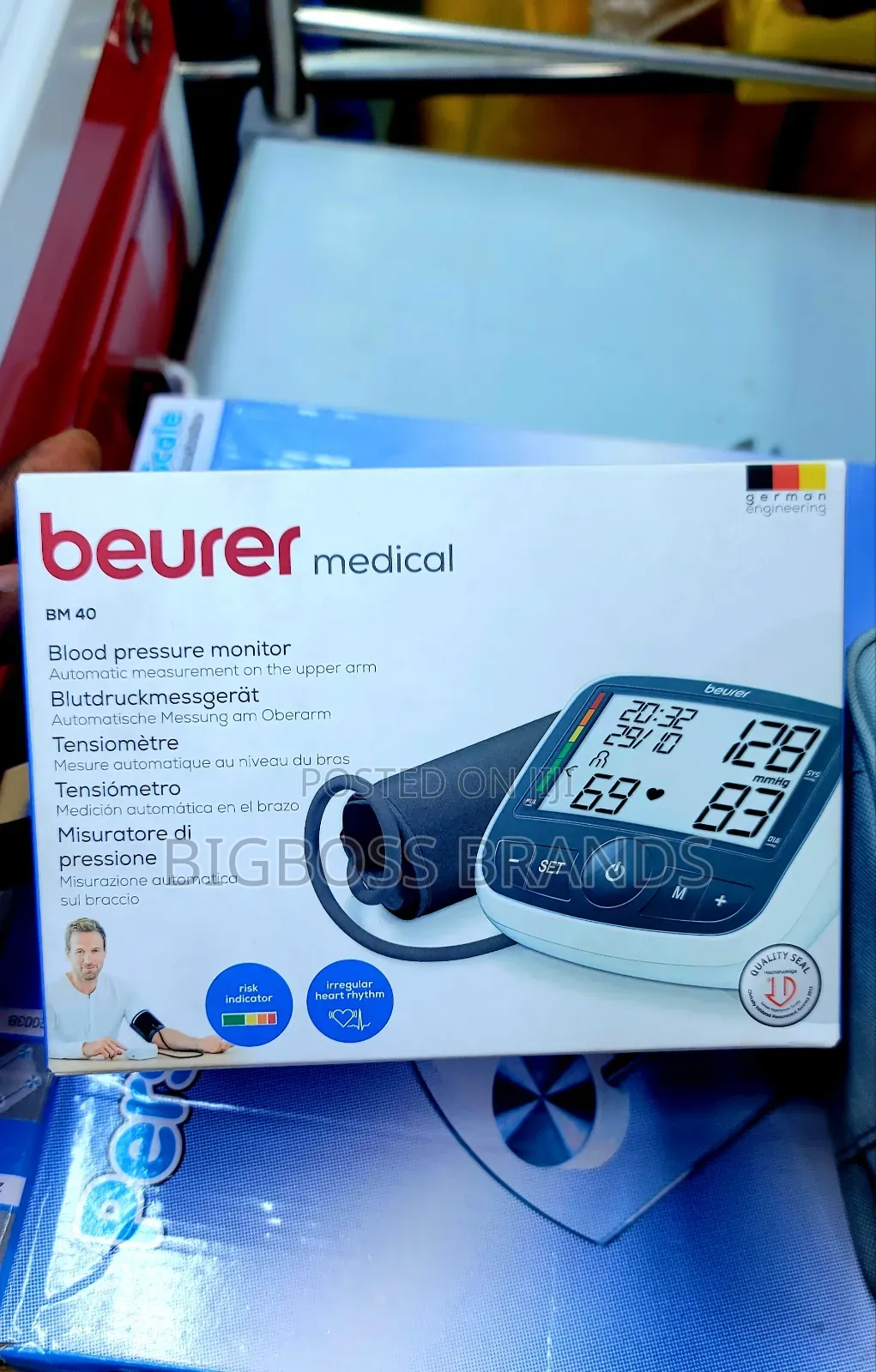 Beurer Medical Blood Pressure Machine Bm40