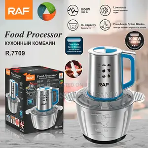 Raf R.7709 Food Processor 1000w - 3l Stainless Steel Meat Grinder
