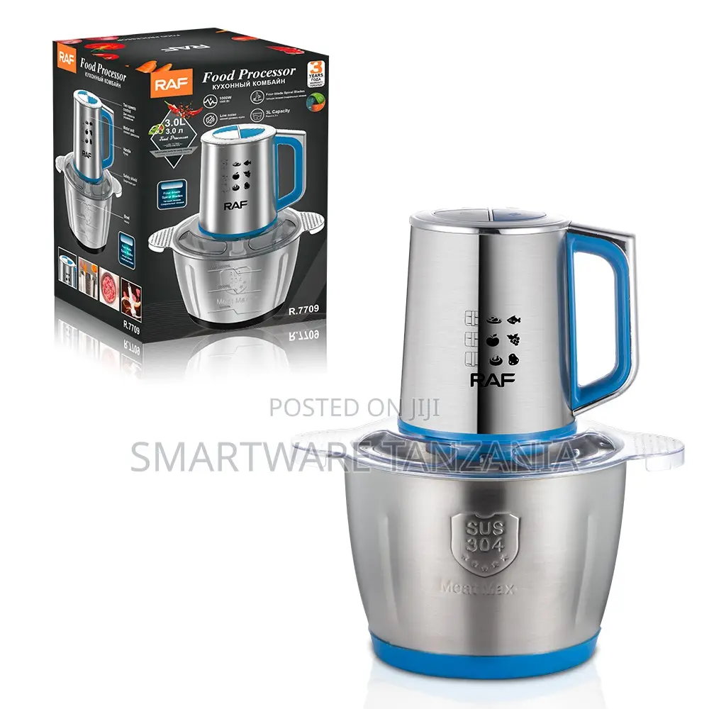Raf Food Processor R.7709 - Electric Chopper With Spiral Blades
