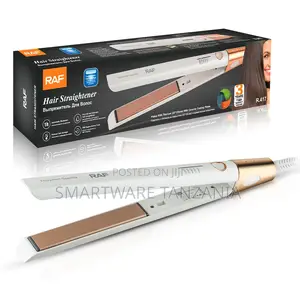 Raf R.417 Wide Plate Straightener Titanium Coating Rose Gold