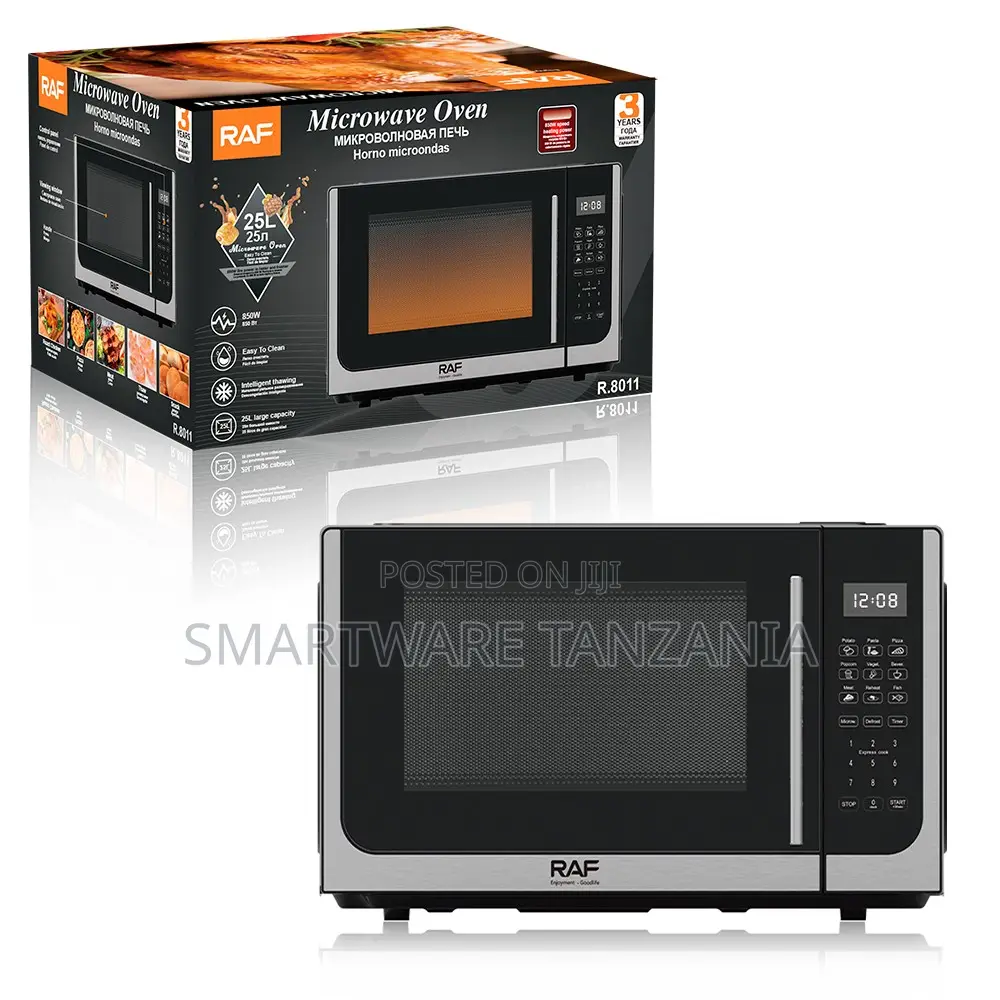Raf R.8011 Digital Microwave Oven 25l 850w Stainless Steel