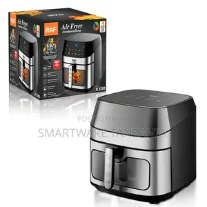 Raf R.5288 8l Digital Air Fryer 1700w 360 Circulation Silver
