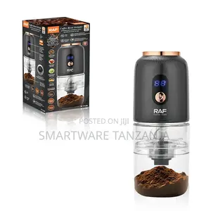 Raf Coffee Bean Grinder R.7149 - Portable Ceramic Burr Grinder