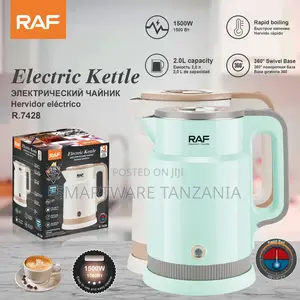 Raf R.7428 Electric Kettle 1500w Mint - 2l Double Wall Kettle