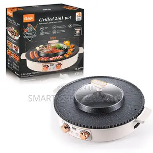 Raf Grilled 2-in-1 Pot R.5477 - Korean BBQ Hotpot Grill 38cm
