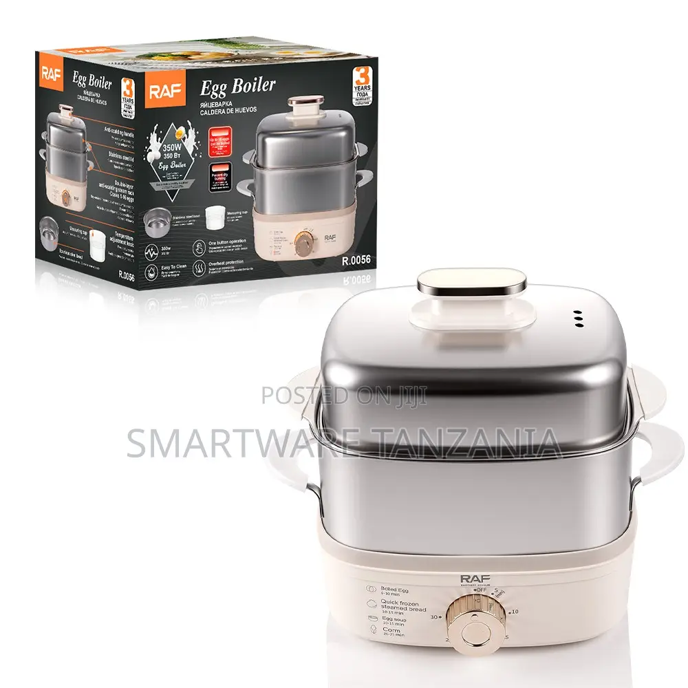 Raf Egg Boiler R.0056 - Multi-Function Electric Egg Steamer