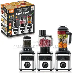 Raf R.2947 8in1 Blender 2.5l Food Processor 800w Low Noise Steel