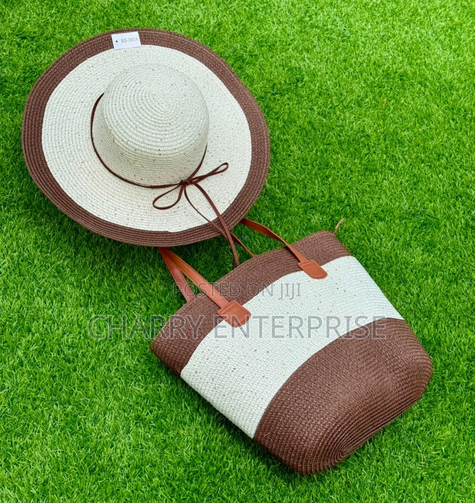 Beach Summer Bags and Cap Full Set Kofia Na Mkoba