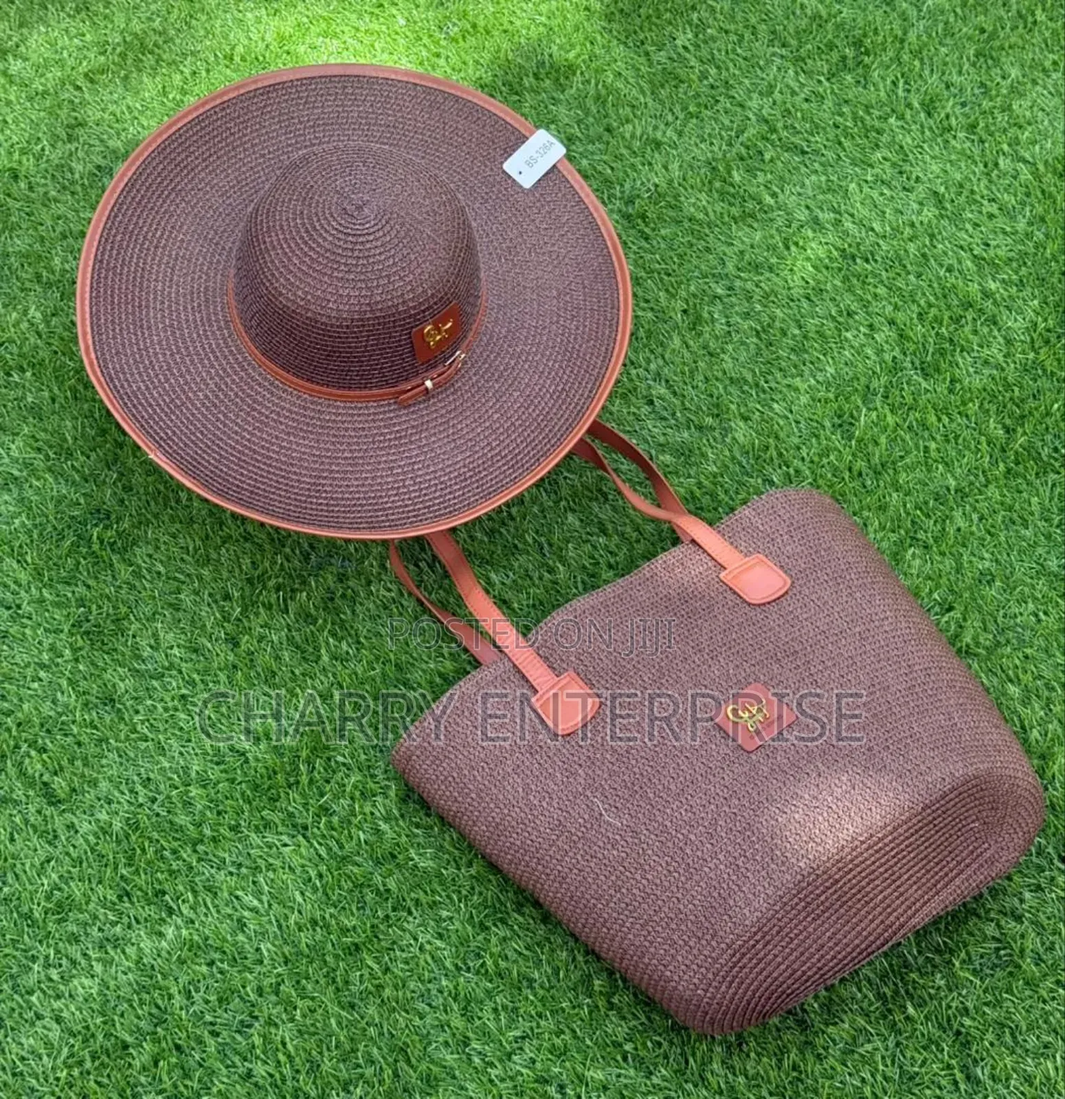 Beach Summer Bags and Cap Full Set Kofia Na Mkoba