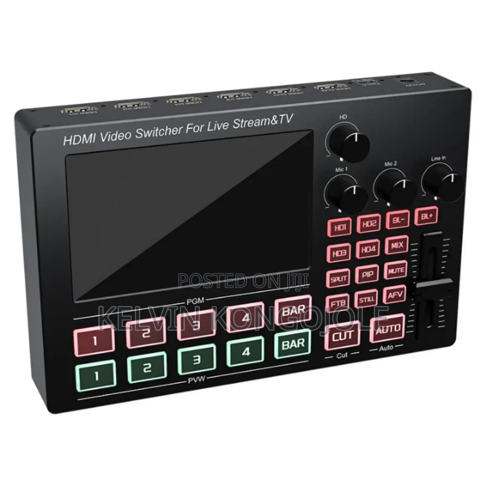 Video Mixer/Switcher for Live Streaming and Live Event Covarage